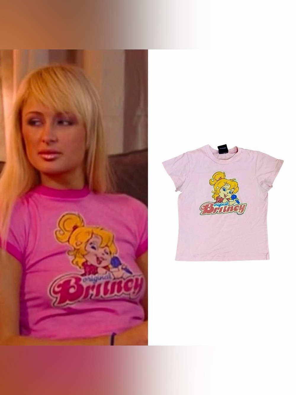 Original Britney T-Shirt - As Seen on Paris Hilton (The Simple Life)